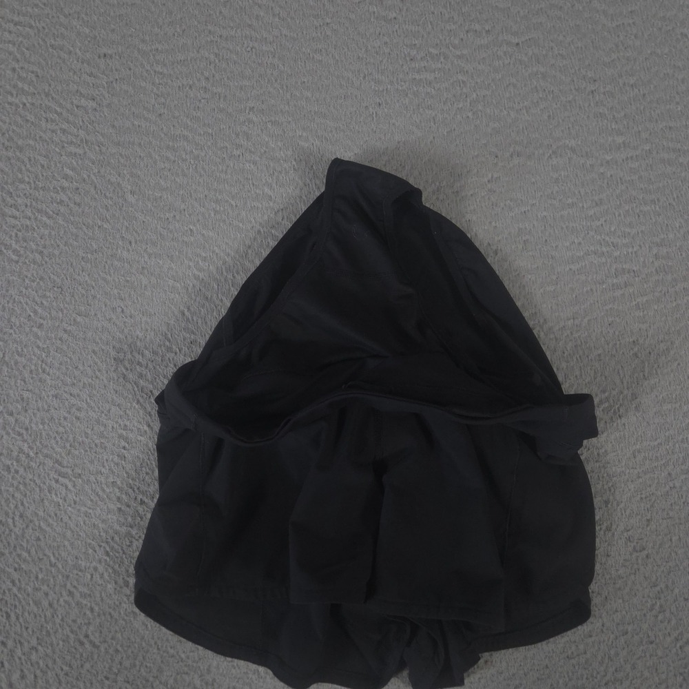 Lululemon Shorts Womens 6 Black Hotty Hot High-Rise Lined 4" Running Gym Workout - Picture 7 of 11